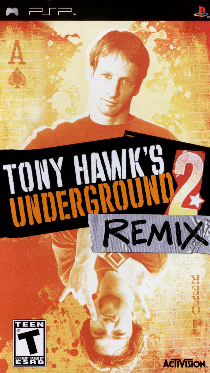 Tony Hawk Underground 2 Remix box art for PSP